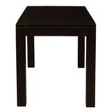 Dining Tables: Amsterdam Solid Mahogany Timber Dining Table 120 x 70 cm (Chocolate)