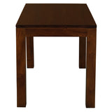 Dining Tables: Amsterdam Solid Mahogany Timber Dining Table 120 x 70 cm (Mahogany)