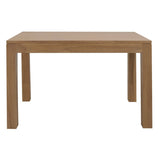 Dining Tables: Amsterdam Solid Mindi Timber Dining Table 120 x 70 cm (Natural)