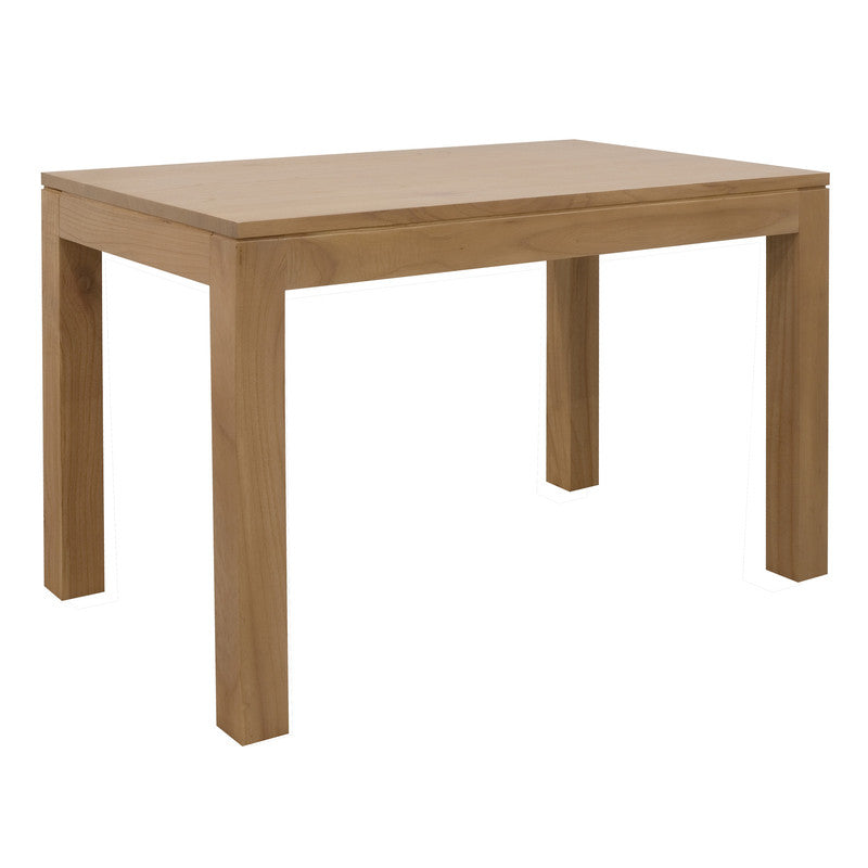 Dining Tables: Amsterdam Solid Mindi Timber Dining Table 120 x 70 cm (Natural)