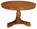 Dining Tables: Tasmania Round Dining Table 120 cm (Light Pecan)