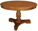 Dining Tables: Tasmania Round Dining Table 120 cm (Light Pecan)