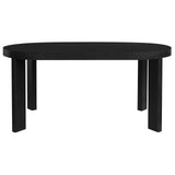 Dining Tables: Apollo Oval Dining Table (Black)