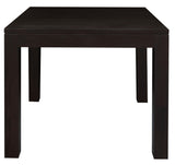 Dining Tables: Amsterdam Solid Mahogany Timber Dining Table 90 x 90 cm (Chocolate)