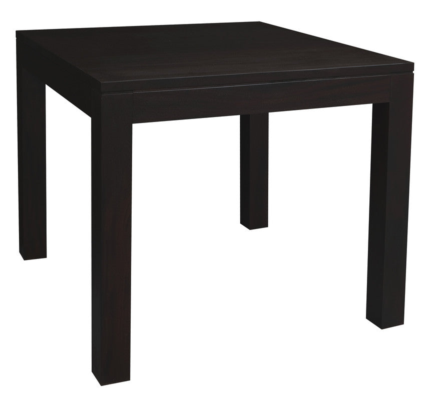 Dining Tables: Amsterdam Solid Mahogany Timber Dining Table 90 x 90 cm (Chocolate)