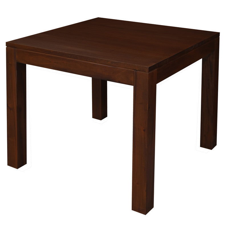Dining Tables: Amsterdam Solid Mahogany Timber Dining Table 90 x 90 cm (Mahogany)