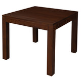 Dining Tables: Amsterdam Solid Mahogany Timber Dining Table 90 x 90 cm (Mahogany)