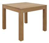 Dining Tables: Amsterdam Solid Mindi Timber Dining Table 90 x 90 cm (Natural)