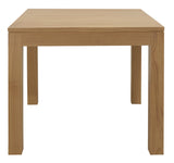 Dining Tables: Amsterdam Solid Mindi Timber Dining Table 90 x 90 cm (Natural)