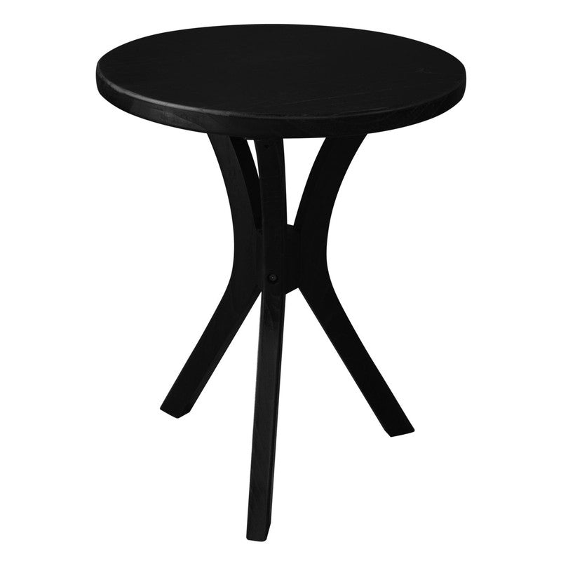 Side Tables: Gatsby Round Side Table - Small (Black)