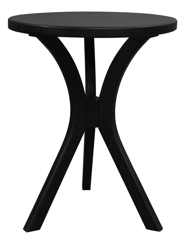 Side Tables: Gatsby Round Side Table - Small (Black)