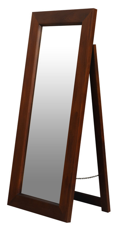 Mirrors: Toby Solid Mahogany Timber Standing Mirror (Mahogany)