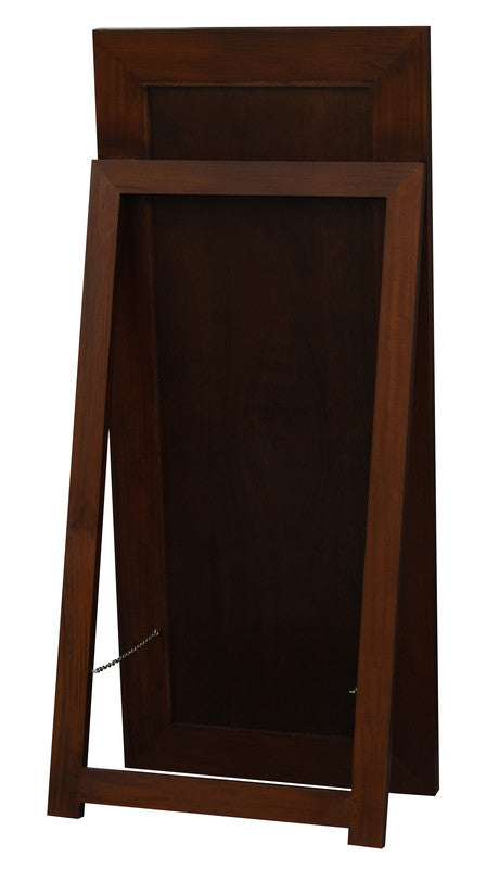 Mirrors: Toby Solid Mahogany Timber Standing Mirror (Mahogany)