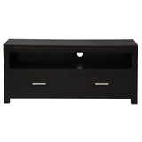 Bedside Tables: Paris 2 Drawer Entertainment Unit (Chocolate)