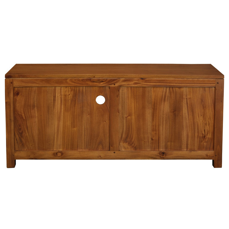 TV Units: Paris 2 Drawer Entertainment Unit (Light Pecan)