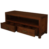 TV Units: Paris 2 Drawer Entertainment Unit (Mahogany)