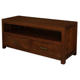 TV Units: Paris 2 Drawer Entertainment Unit (Mahogany)