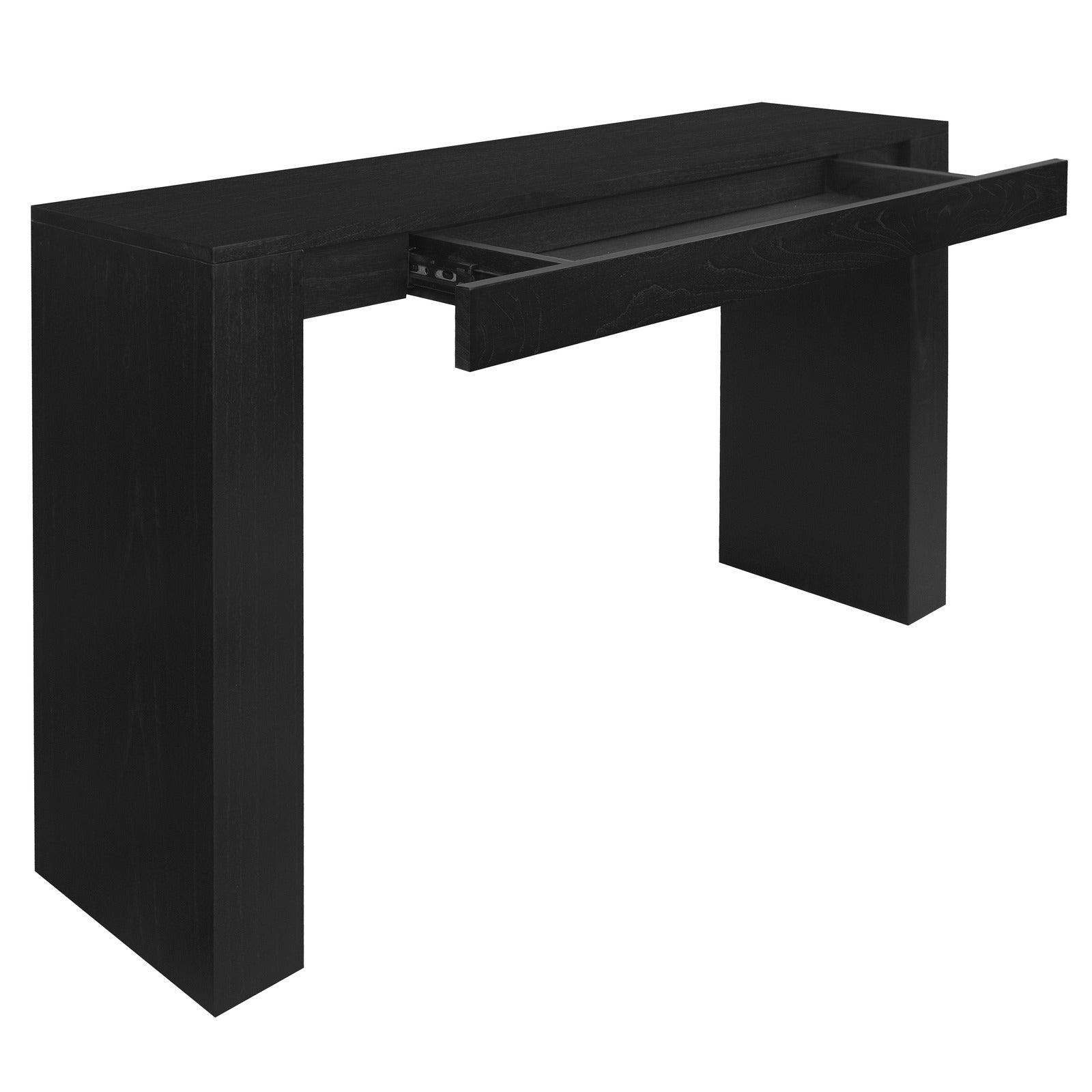 Side Tables: Hudson Mindi Console Table (Black)