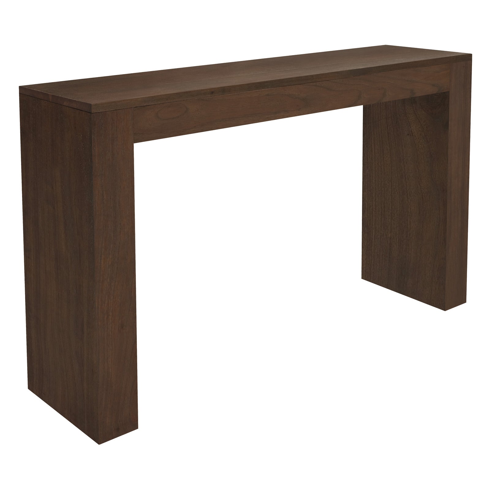 Side Tables: Hudson Solid Mindi Console Table (Walnut)