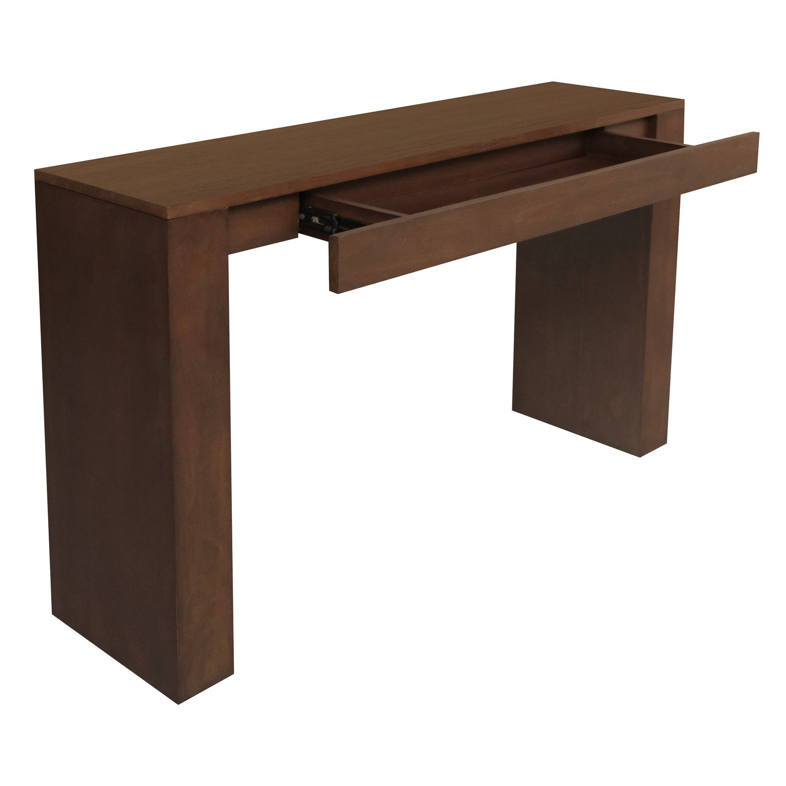 Side Tables: Hudson Solid Mindi Console Table (Walnut)