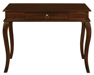 Queen Ann 1 Drawer Sofa Table (Mahogany)