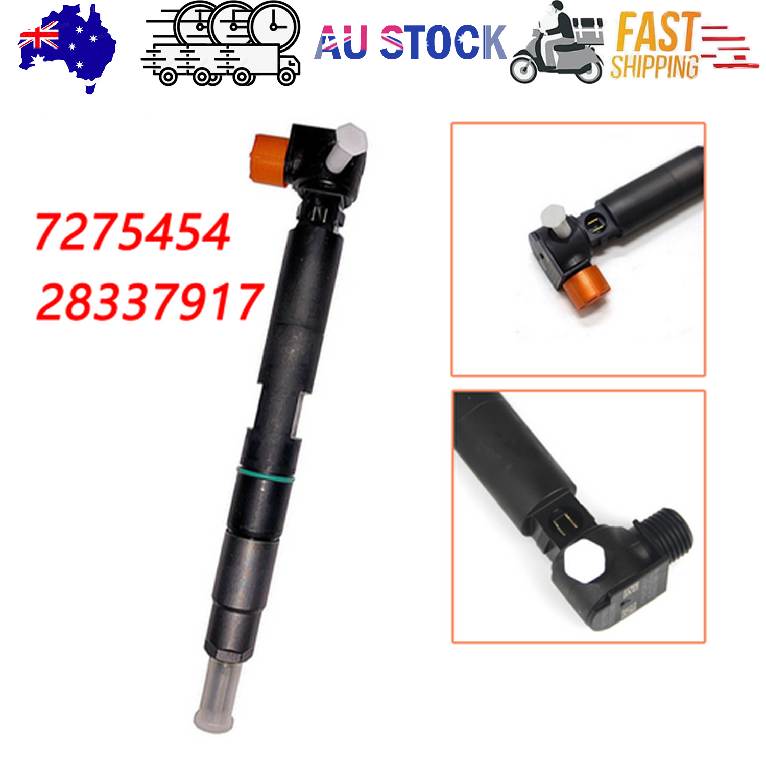 Automotive Parts: Fuel Injector 400903-00074D 7275454 For Bobcat Doosan D24 D18 Engine Delphi