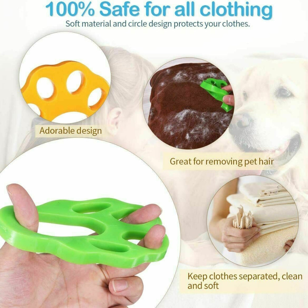 Pet Cleaning Supplies: 2Pcs Pet Hair Remover Floating Fur Catcher Laundry Lint Dog Cat Washing Machine
