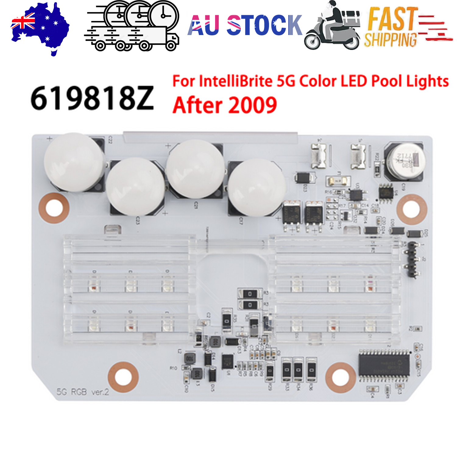 Automotive Parts: 619818Z LED Light Engine Board Kit For IntelliBrite 5G Color LED Pool Light AU