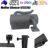Automotive Parts: For Bobcat Muffler Exhaust System Pipe Manifold Flange 6732282 463 463C 463F S70