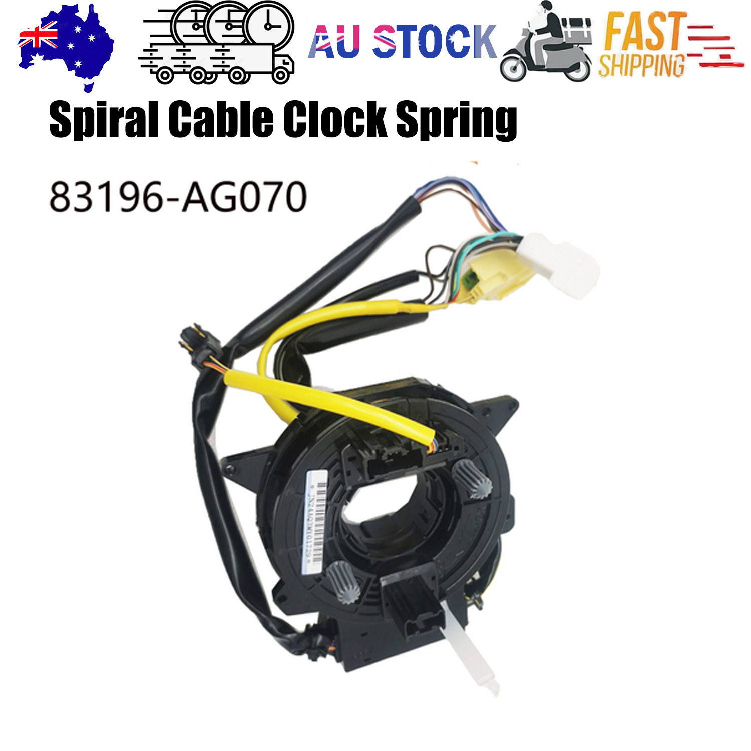 Automotive Parts: Spiral Cable Clock Spring Fits for Subaru Forester 2011-2012 83196-AG070