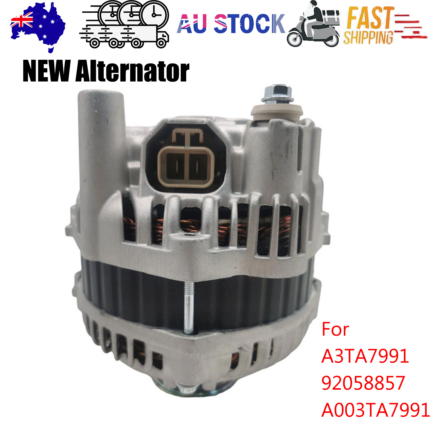 Automotive Parts: Alternator for Holden Commodore V8 VT VX VY VU VZ LS1 Gen3 5.7L Petrol 1999-2005