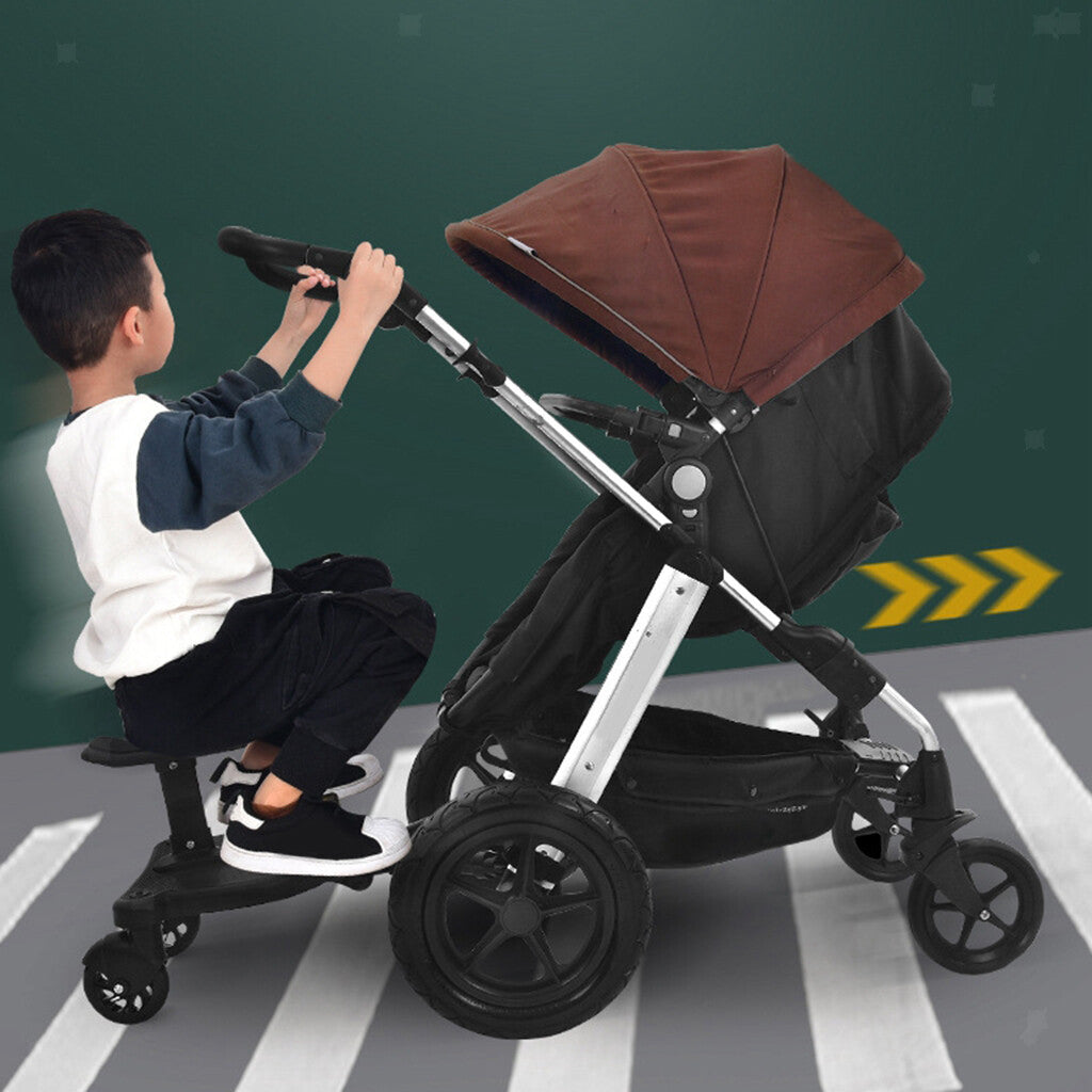 Stroller & Pram Accessories: Baby Jogger Glider Board 2 in 1 Kid Stroller Board with Dismountable Seat AU black wheel