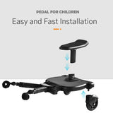 Stroller & Pram Accessories: Baby Jogger Glider Board 2 in 1 Kid Stroller Board with Dismountable Seat AU black wheel