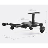 Stroller & Pram Accessories: Baby Jogger Glider Board 2 in 1 Kid Stroller Board with Dismountable Seat AU blue wheel