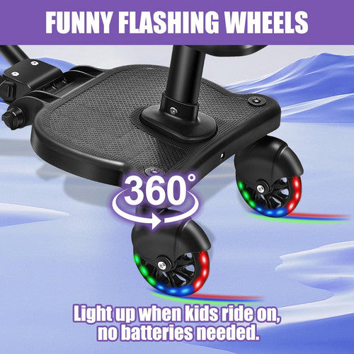 Stroller & Pram Accessories: Baby Jogger Glider Board 2 in 1 Kid Stroller Board with Dismountable Seat AU Luminous wheel