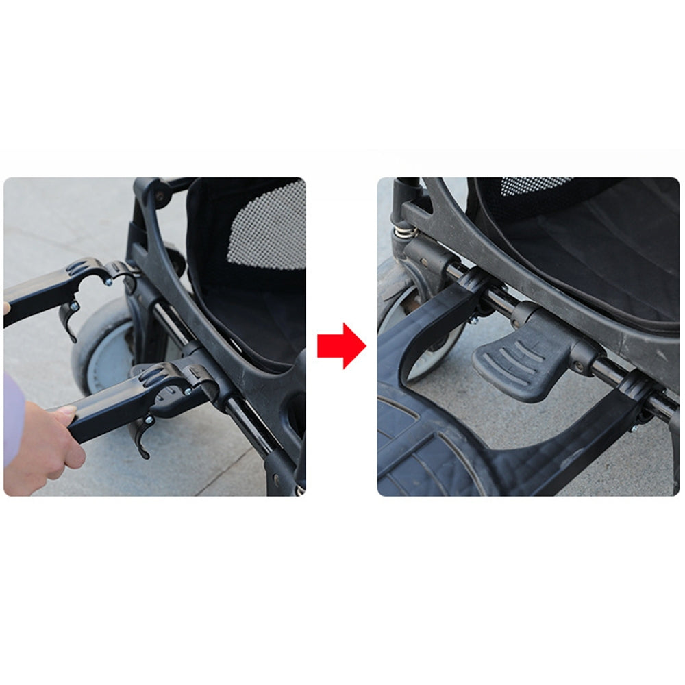 Nailers & Staplers: Stroller Step Board Toddler Buggys Wheel Standing Board Skateboard For Pram Kids Blue
