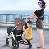 Stroller & Pram Accessories: Stroller Step Board Toddler Buggys Wheel Standing Board Skateboard For Pram Kids Pink