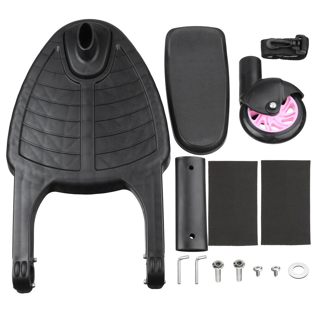 Stroller & Pram Accessories: Stroller Step Board Toddler Buggys Wheel Standing Board Skateboard For Pram Kids Pink