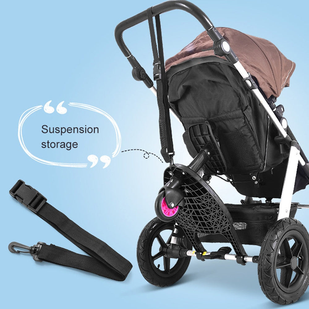 Stroller & Pram Accessories: Stroller Step Board Toddler Buggys Wheel Standing Board Skateboard For Pram Kids Pink
