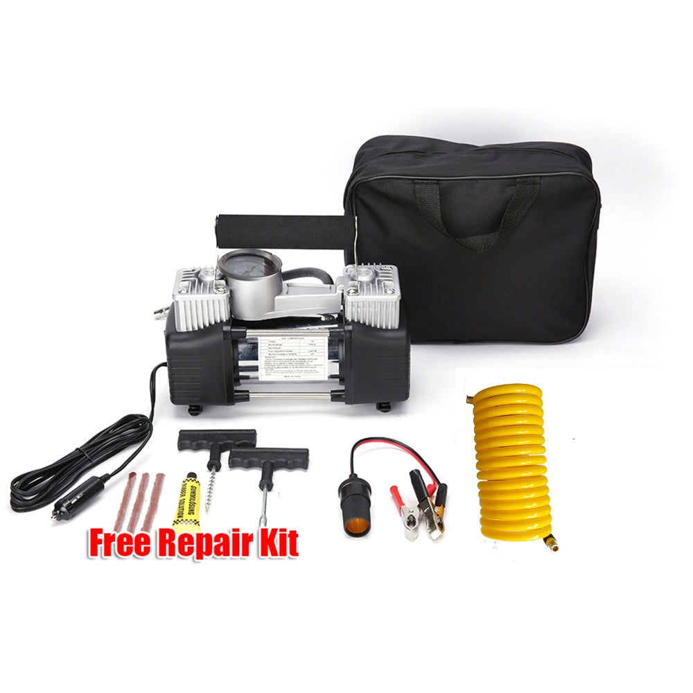 Air Pumps: 12V 150PSI Car Air Compressor Portable Tyre Deflator Inflator Pump 4WD Car Truck