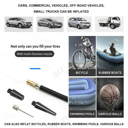 Fuel & Exhaust: 4WD Car Pump Truck 12V 150PSI Car Air Compressor Portable Tyre Deflator Inflator