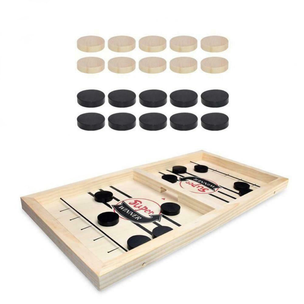 Board Games: Fast Sling Puck Paced SlingPuck Winner Board Game Family Party Toys Chess Set