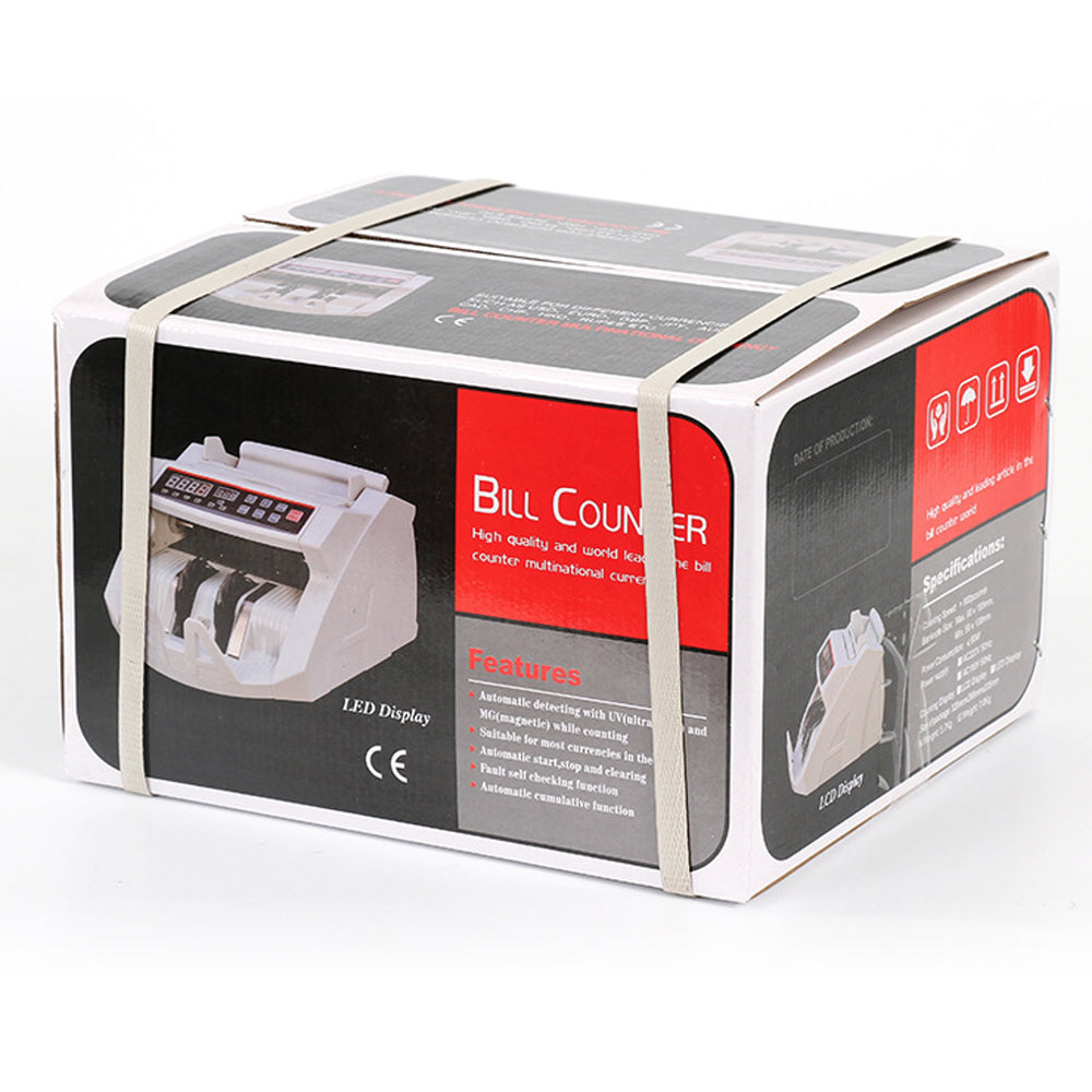 Retail: Australian currency notes Cash counter machine + Quantity digital display