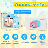 Security Cameras & Accessories: Mini Digital Children Camera Kids Camera 2.0" LCD Toy 32G Card HD