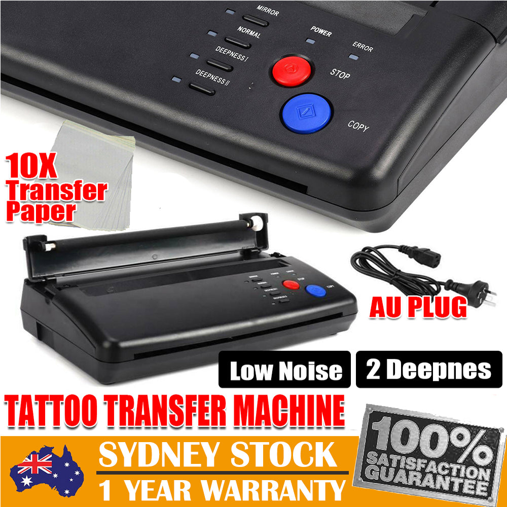 Tattoo Suppliers: ABS Tattoo Transfer Copier Printer Machine Thermal Stencil Paper Body Art Maker