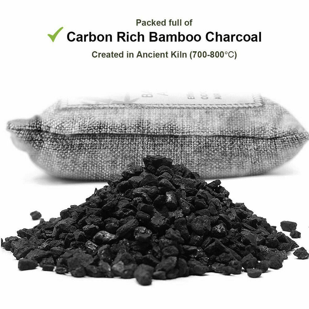 Deodorants & Anti-Perspirants: 30PCS Air Purifying Bags Activated Bamboo Charcoal Freshener for Car Home Shoes 200g