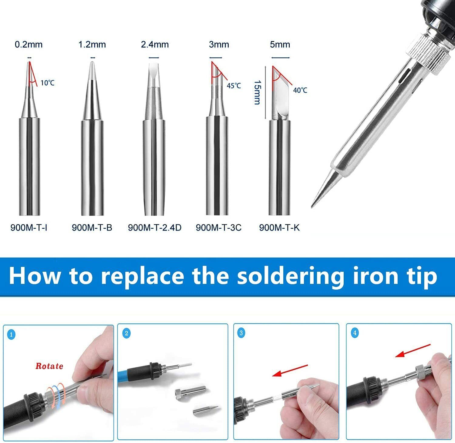 Welding Guns & Plasma Cutters: 60W Soldering Iron Kit Welding Solder Station Wire Desoldering Pump Multimeter