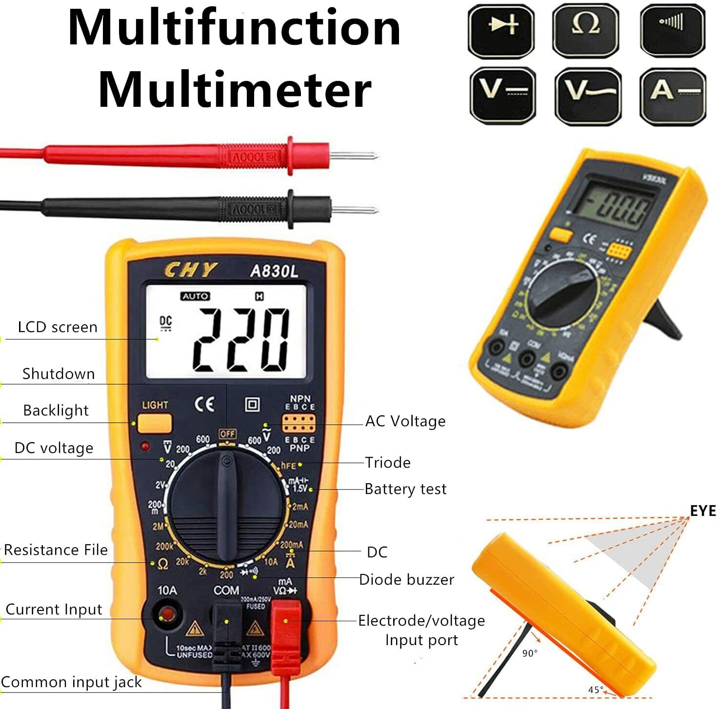 Welding Guns & Plasma Cutters: 60W Soldering Iron Kit Welding Solder Station Wire Desoldering Pump Multimeter