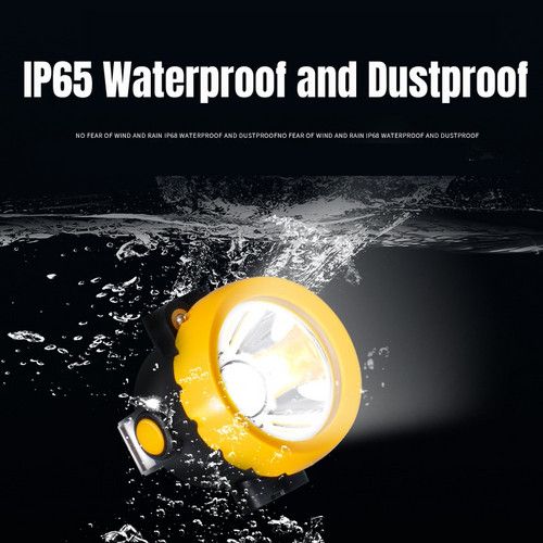 LED Miner Headlight 3000 LUX High Bright Waterproof Hard Hat Lamp Rechargeable