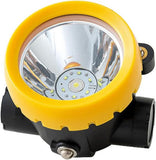 LED Miner Headlight 3000 LUX High Bright Waterproof Hard Hat Lamp Rechargeable